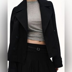 H&M Black Trench Coat